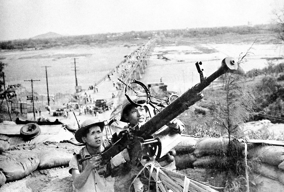 Trên mặt trận Quảng Ngãi. (Ảnh: Dương Đức Quảng/TTXVN)