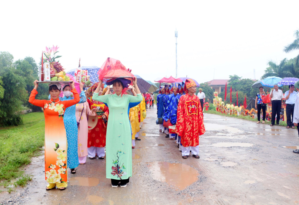 Lễ cáo yết. (Ảnh: Đại Nghĩa/TTXVN)