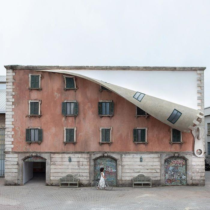 Ngôi nhà được thiết kế đặc biệt chào mừng tuần lễ thời trang Milan 2019. (Nguồn: Boredpanda)