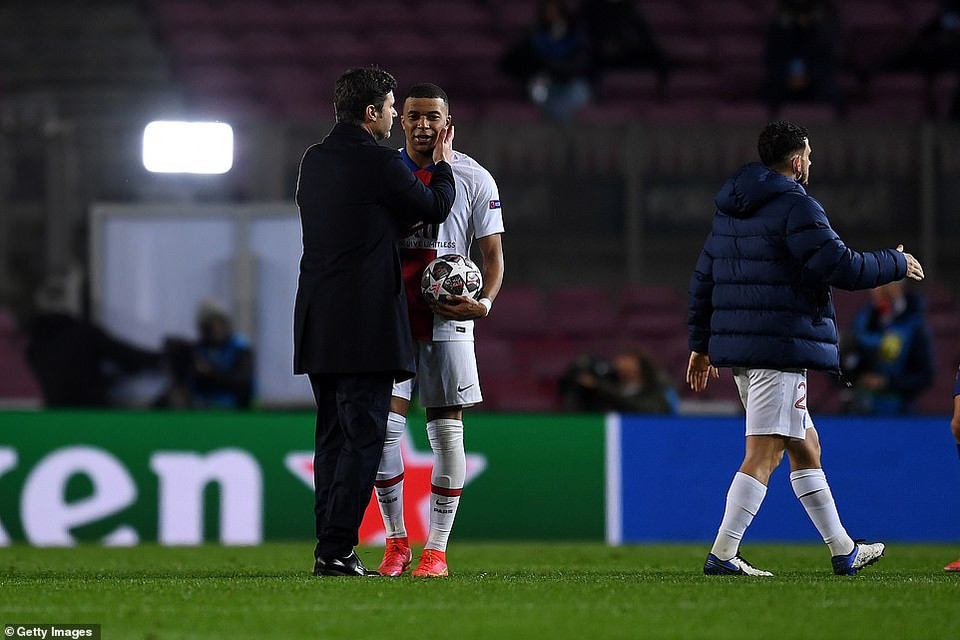 Mauricio Pochettino khen ngợi Mbappe sau trận đấu. (Nguồn: Getty Images)