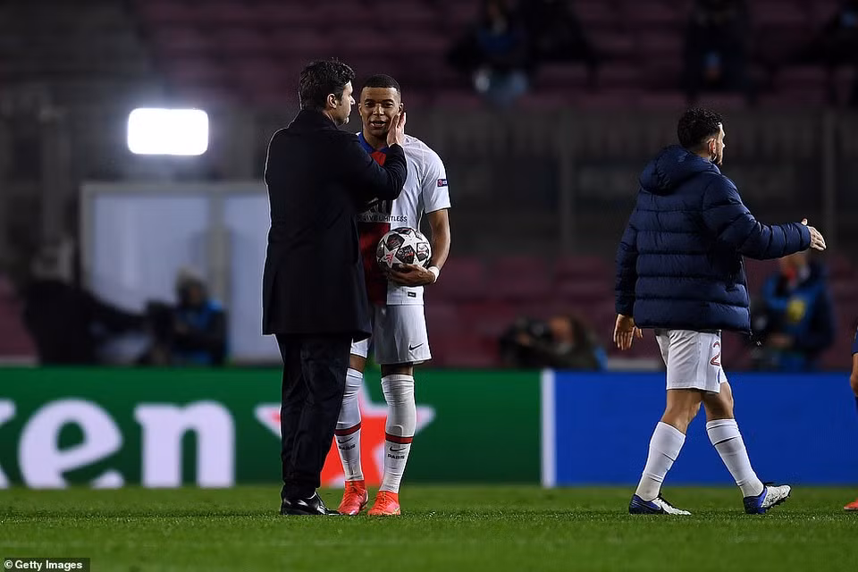 Mauricio Pochettino khen ngợi Mbappe sau trận đấu. (Nguồn: Getty Images)