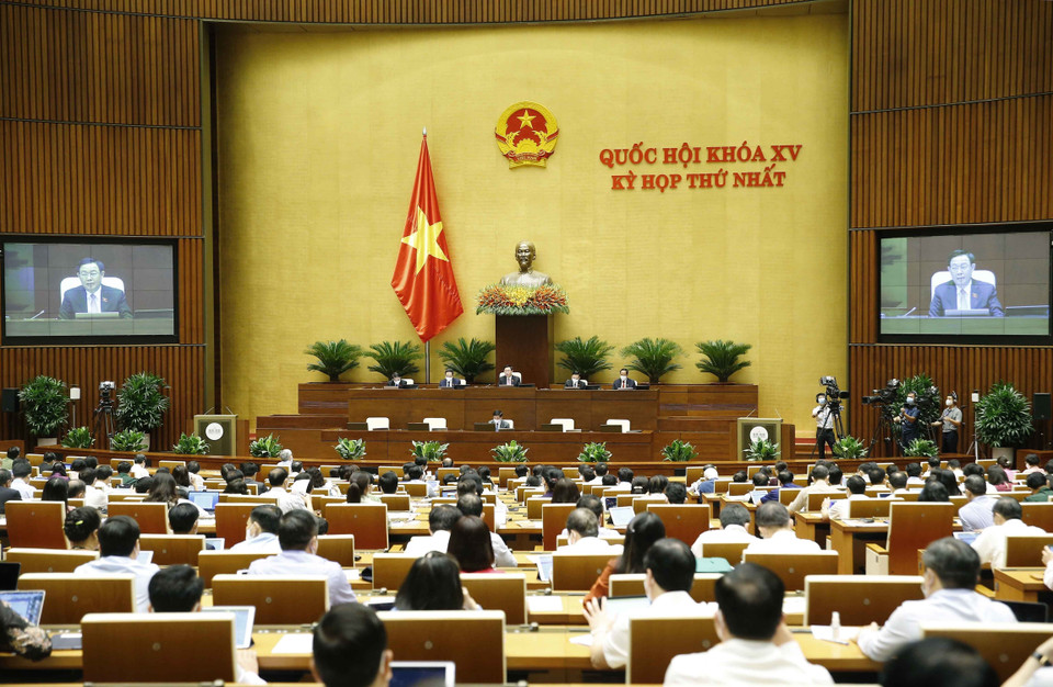 Quang cảnh phiên họp. (Ảnh: Doãn Tấn/TTXVN)