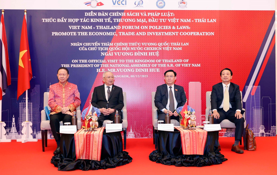 , Chủ tịch Quốc hội Vương Đình Huệ nhấn mạnh, Việt Nam cũng là điểm đến đầu tư hấp dẫn, an toàn và ổn định cho các nhà đầu tư quốc tế. (Ảnh: Doãn Tấn/TTXVN)