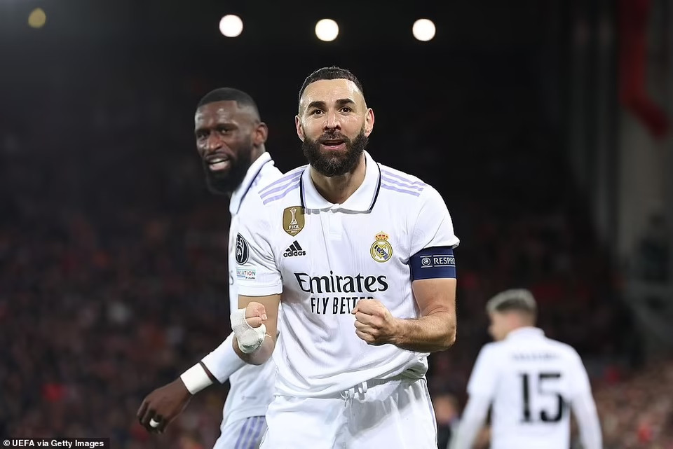 Chiến thắng cách biệt 5-2 giúp Real Madrid đặt 1 chân vào vòng tứ kết Champions League. (Nguồn: Getty Images)