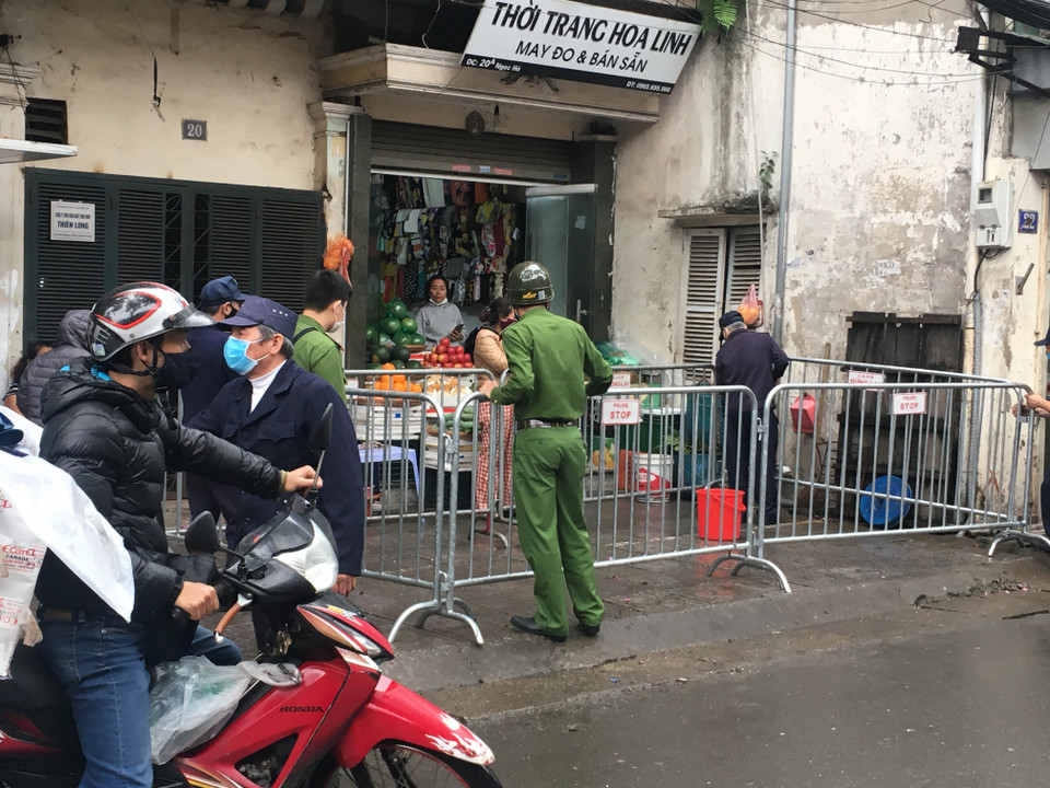 Hoạt động này nhằm bảo đảm giãn cách xã hội theo Chỉ thị 16/CT-TTg. (Nguồn: Vietnam+)