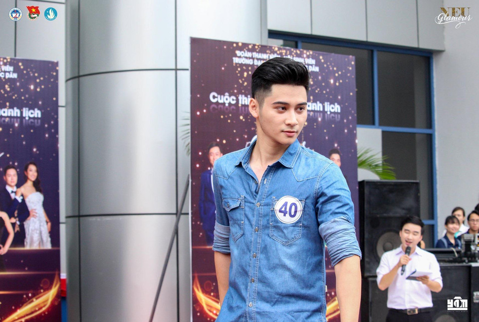 Phạm Tuấn Ngọc dành ngôi vị cao nhất dành cho thí sinh nam. (Ảnh: PV/Vietnam+)