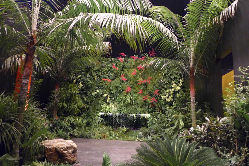 Các khu vườn và hoa được trưng bày tại Lễ hội. (Ảnh: Kim Yến/Vietnam+)