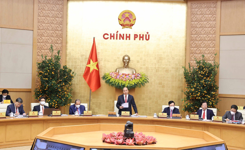 Thủ tướng Nguyễn Xuân Phúc phát biểu. (Ảnh: Thống Nhất/TTXVN)