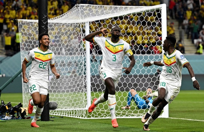 Senegal là đại diện châu Phi đầu tiên vào vòng 1/8 World Cup 2022. (Nguồn: AP)
