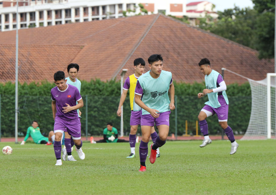 Ở buổi tập này, huấn luyện viên Park Hang-seo sẽ dành trọng tâm vào công tác lựa chọn nhân sự cho trận gặp Lào vào ngày 6/12. (Nguồn: VFF)