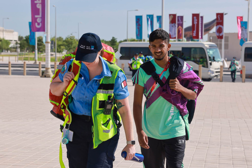 Đây là kỳ World Cup đầu tiên diễn ra vào mùa Đông. (Ảnh: Hải An/Vietnam+)