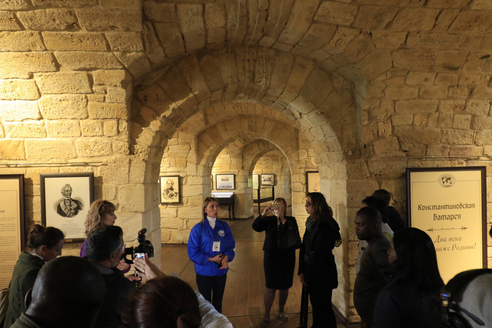 Pháo đài trở thành bảo tàng lịch sử và điểm tham quan nổi tiếng thu hút du khách. (Ảnh: Trần Hiếu/TTXVN)