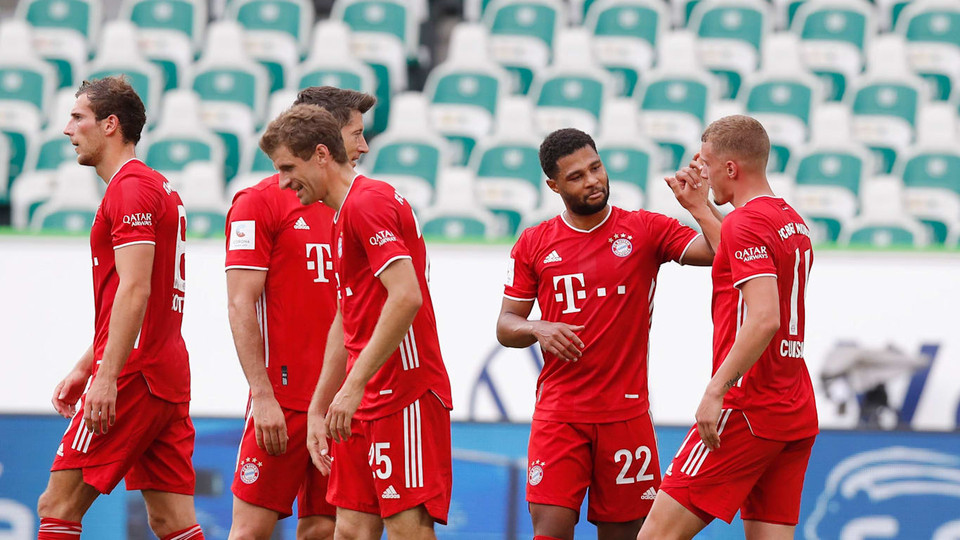 ...khi Michael Cuisance (số 11) ghi bàn thắng nhân đôi cách biệt. (Nguồn: FcBayern)