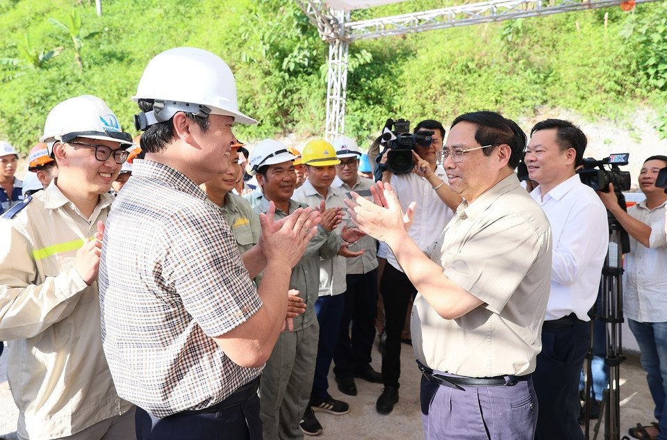 Tuyến đường thành phố Bắc Kạn-Ba Bể kết nối sang Na Hang (tỉnh Tuyên Quang) có chiều dài tuyến 76,25km, tổng mức đầu tư 3.837,809 tỷ đồng. (Ảnh: Dương Giang/TTXVN)