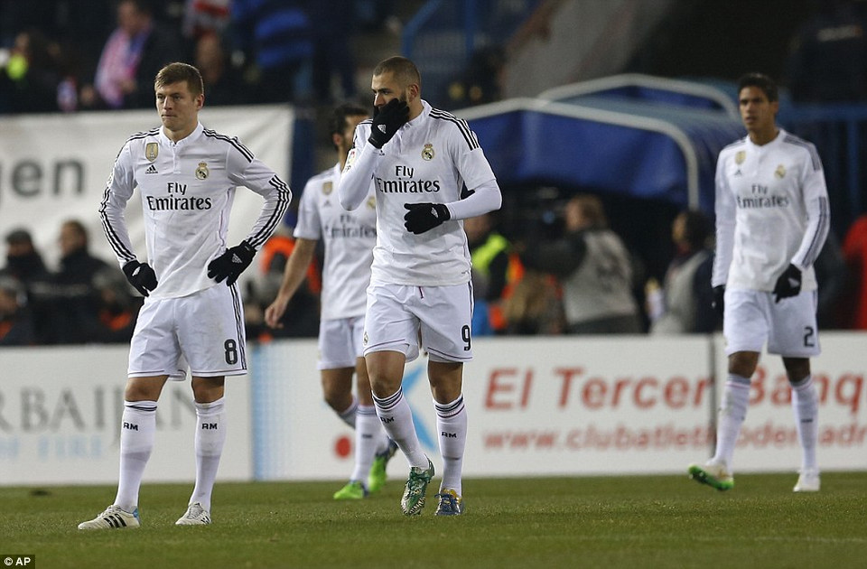 Real Madrid nhận thất bại thứ 2 trong năm 2015.