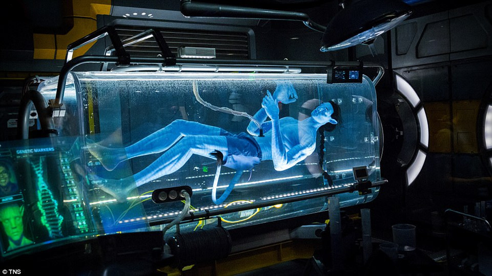 Phòng thí nghiệm được xây dựng y hệt như trong phim. (Nguồn: TNS)