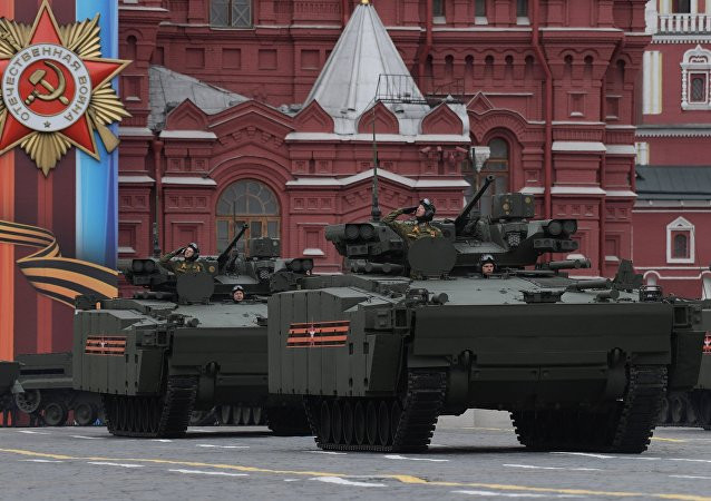 Đoàn xe Bộ binh cơ giới, là tấm lá chắn bảo vệ và hỗ trợ hỏa lực yểm trợ đáng tin cậy cho các xạ thủ cơ giới. (Nguồn: Sputnik)