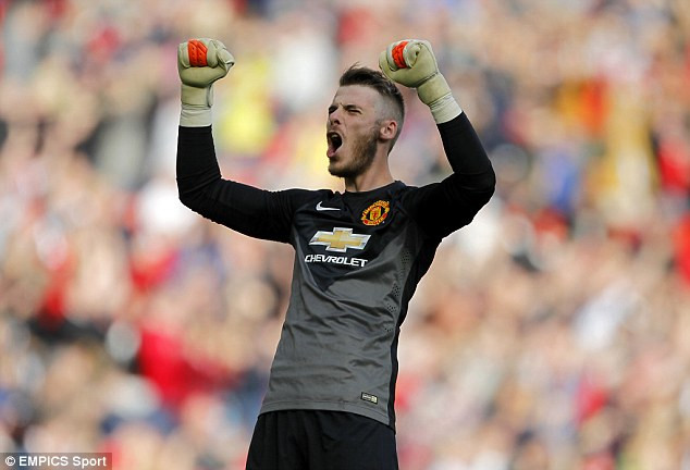 ... dự bị cho David de Gea.