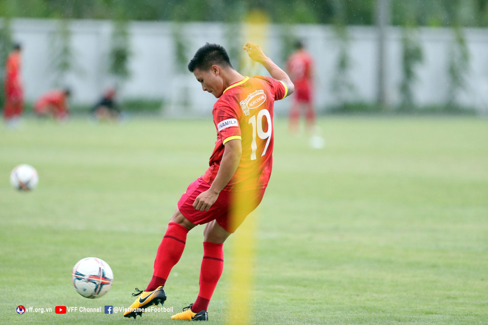 Tiền vệ Quang Hải cũng đã sẵn sàng ra sân. (Nguồn: VFF)