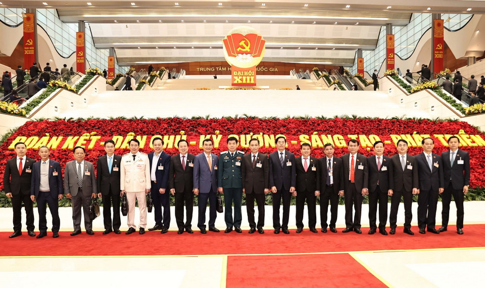  Các đại biểu chụp ảnh chung. (Ảnh: TTXVN)