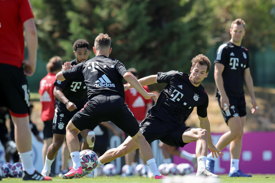 Bayern Munich có buổi tập đầu tiên chuẩn bị cho trận gặp Barcelona ở tứ kết Champions League. (Nguồn: FcBayern)