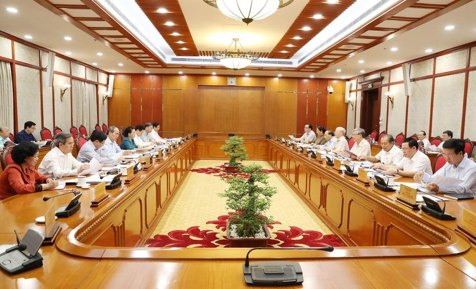 Quang cảnh cuộc họp. (Ảnh: Trí Dũng/TTXVN)