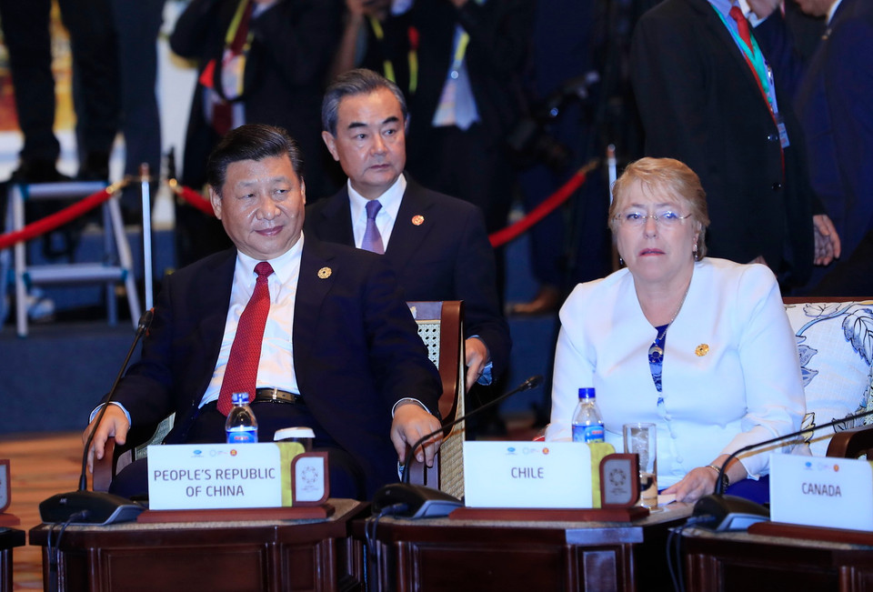 Nhập mô tả cho ảnhLãnh đạo các nền kinh tế APEC dự Hội nghị Đối thoại Cấp cao APE-ASEAN. (Ảnh: TTXVN)