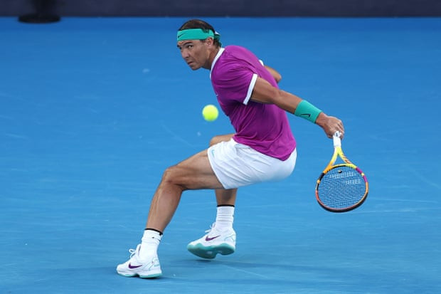 Nadal nhập cuộc tốt và liên tục dẫn điểm. (Nguồn: Getty Images)