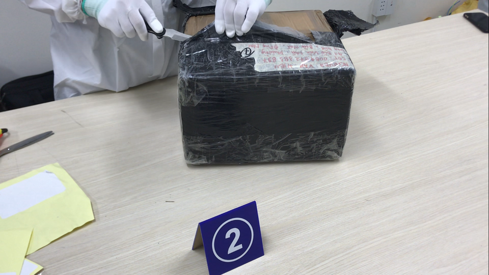 Chất ma tuý thu giữ gồm hơn 29,439kg ma túy tổng hợp MDMA và 1,437kg ketamine. (Nguồn: Tổng cục Hải quan cung cấp) 