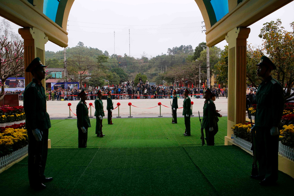 Bên trong ga Đồng Đăng (Lạng Sơn). (Ảnh: Doãn Tấn/TTXVN)