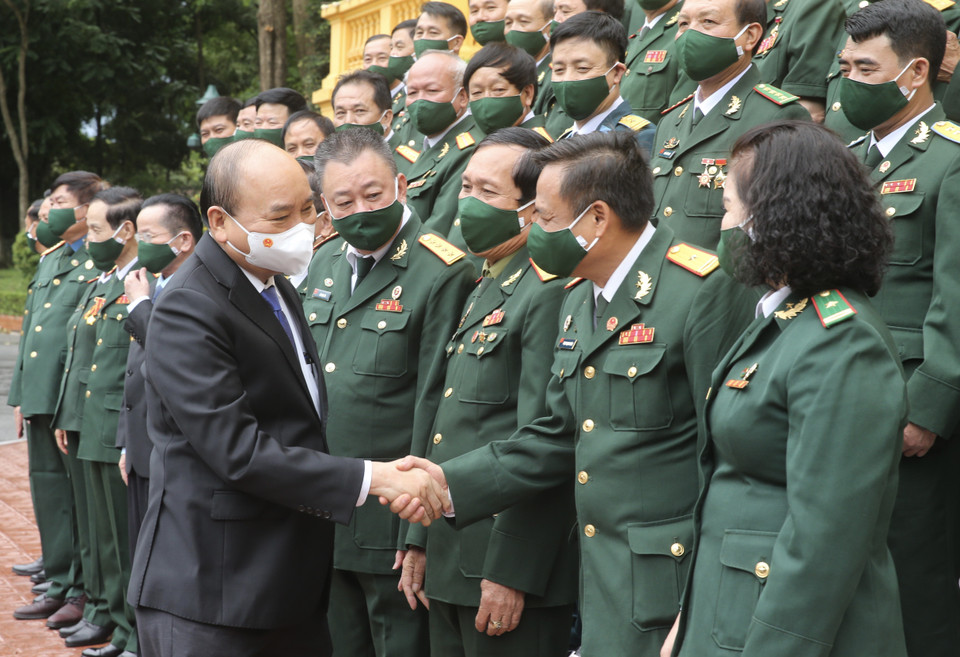 Buổi gặp mặt được tổ chức nhân kỷ niệm Ngày Doanh nhân Việt Nam 13/10. (Ảnh: Lâm Khánh/TTXVN)