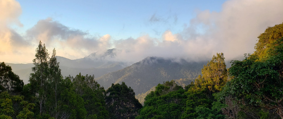 Phong cảnh đẹp như tranh vẽ tại Vườn Quốc gia Kon Ka Kinh (một trong hai vùng lõi của Khu Dự trữ Sinh quyển Cao nguyên Kon Hà Nừng). (Ảnh: TTXVN phát)