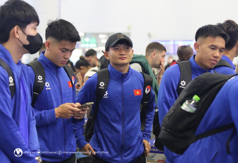 Đội tuyển U23 Việt Nam tự tin lên đường sang Qatar dự Vòng chung kết U23 châu Á 2024. (Nguồn: VFF)