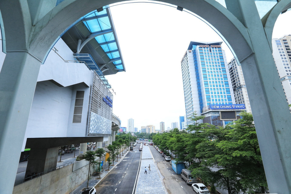 Ga Cầu Giấy. (Ảnh: Tuấn Anh/TTXVN)