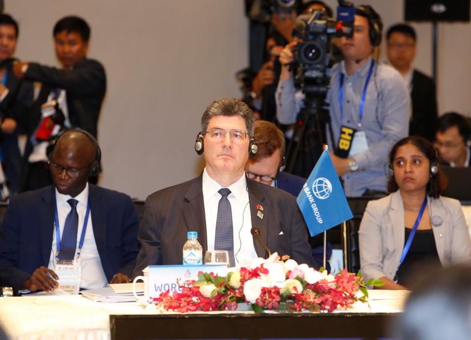 Giám đốc điều hành kiêm Giám đốc Tài chính Ngân hàng Thế giới Joachim Levy dự hội nghị. (Ảnh: TTXVN)