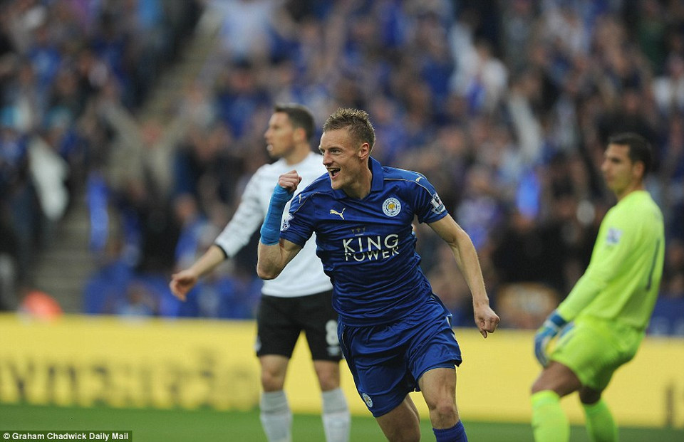 Ở trận đấu với Everton, Vardy đã trở lại sau án phạt.