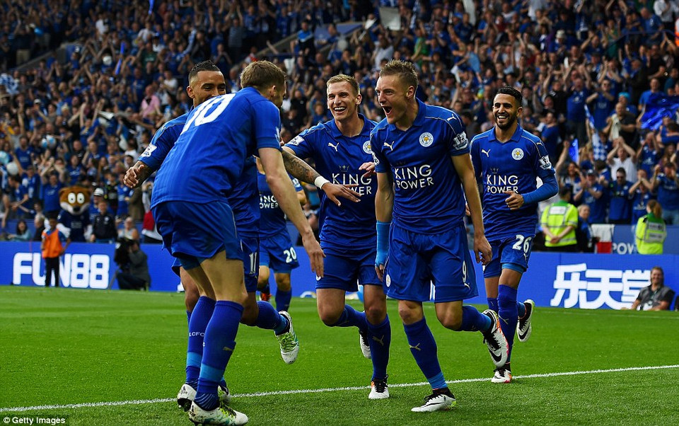 Cầu thủ này đã lập tức tỏa sáng khi lập cú đúp giúp Leicester city đánh bại Everton 3-1.