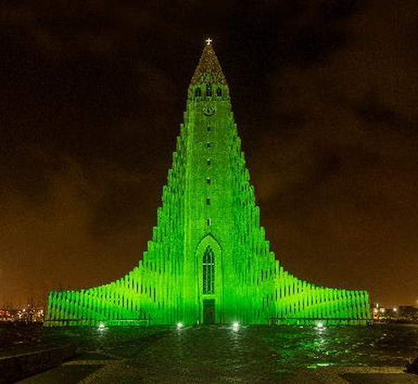 Nhà thờ Hallgrimskirkja ở Reykjavik của Ireland. (Nguồn: news.yahoo.com)