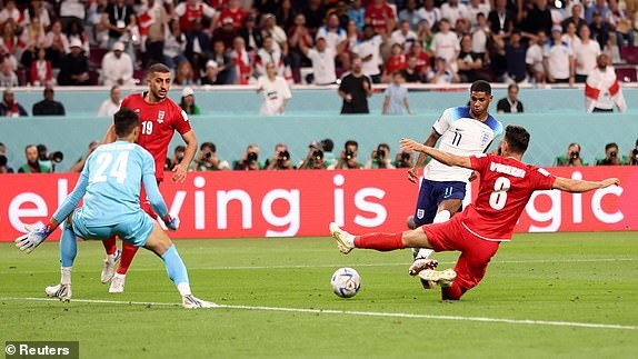 Rashford ghi bàn chỉ chưa đầy 1 phút sau khi vào sân. (Nguồn: Reuters)