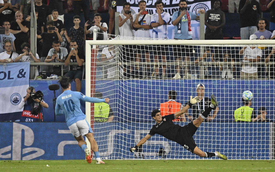 Ở loạt 'đấu súng," cả 5 cầu thủ Man City đều thực hiện thành công. (Nguồn: Getty Images)