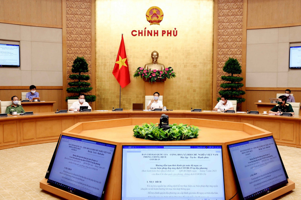 Phó Thủ tướng Chính phủ Vũ Đức Đam phát biểu chỉ đạo. (Ảnh: Phạm Kiên/TTXVN)