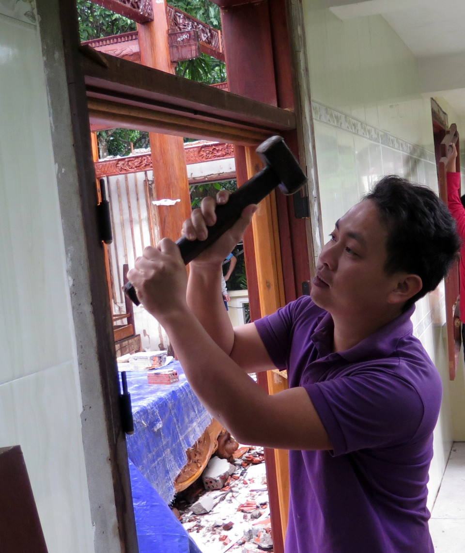 Biệt phủ của ông Ngô Văn Quang nằm tại phường Hòa Hiệp Bắc, quận Liên Chiểu, thành phố Đà Nẵng. (Ảnh: Nguyễn Sơn/TTXVN)