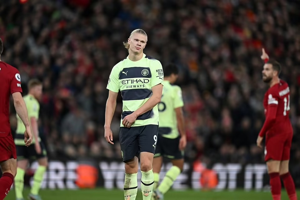 Đây cũng là trận đầu tiên Haaland 'tịt ngòi' sau 10 trận liên tiếp lập công. (Nguồn: Daily Mail)