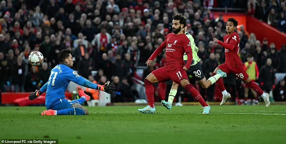 Mohamed Salah lại là người hùng của The Kop. (Nguồn: Getty Images)
