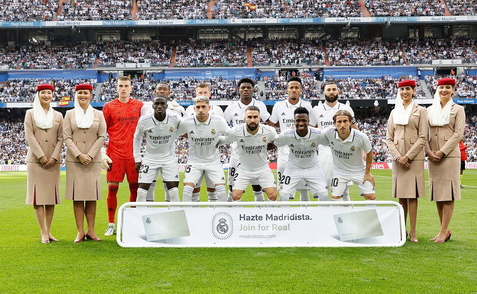 Đội hình ra sân của Real Madrid. (Nguồn: realmadrid)