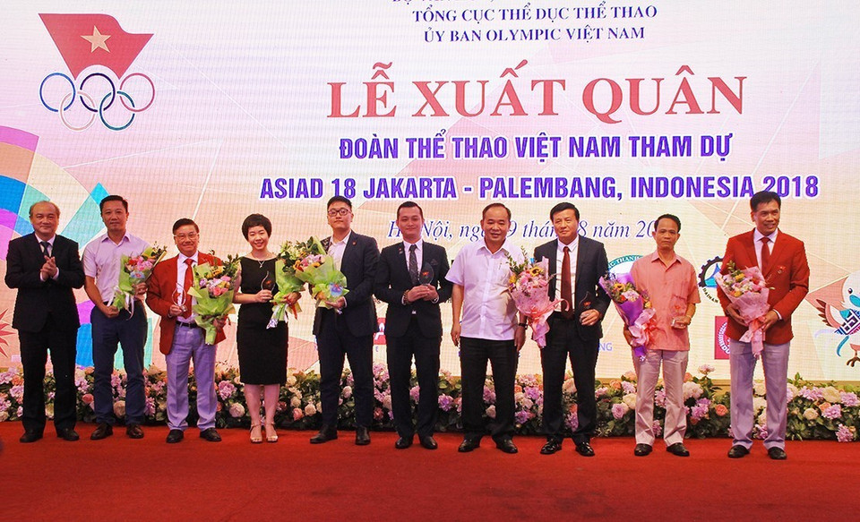 ASIAD 2018 được tổ chức từ ngày 18/8 đến 2/9 tại Jakarta, Indonesia. Đây là Đại hội thể thao lớn nhất châu lục, với sự tham dự của 45 quốc gia, vùng lãnh thổ khu vực châu Á, thi đấu 464 nội dung của 67 môn và phân môn. (Ảnh: Trọng Đạt/TTXVN)