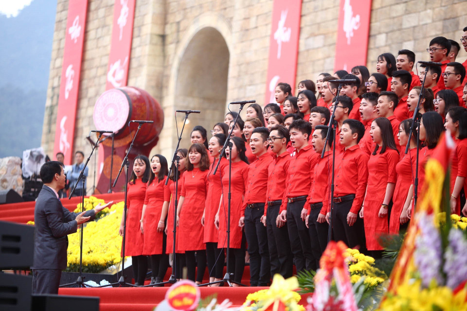 Các tiết mục biểu diễn nghệ thuật. (Ảnh: Danh Lam/TTXVN)