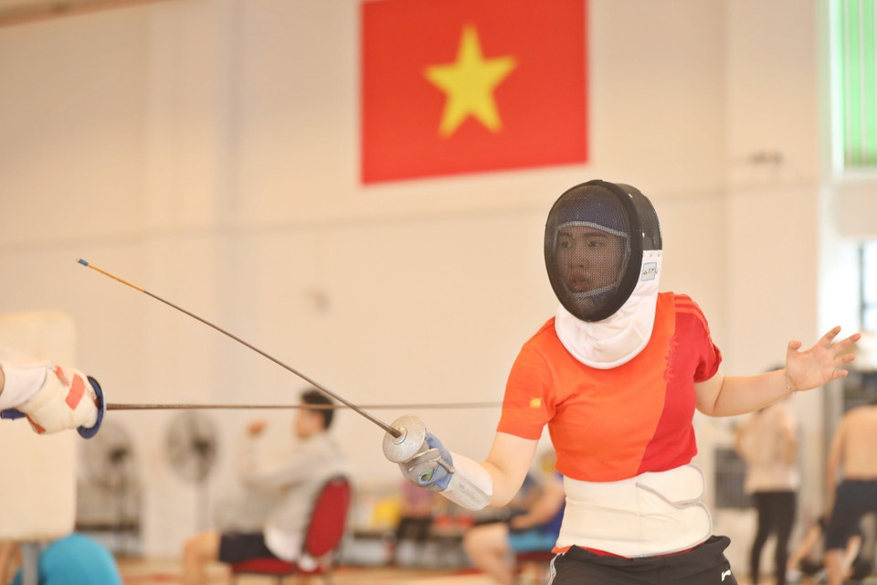 Các vận động viên nỗ lực tập luyện, thể hiện quyết tâm cao tại kỳ SEA Games 31. ( Ảnh: Minh Quyết/TTXVN)