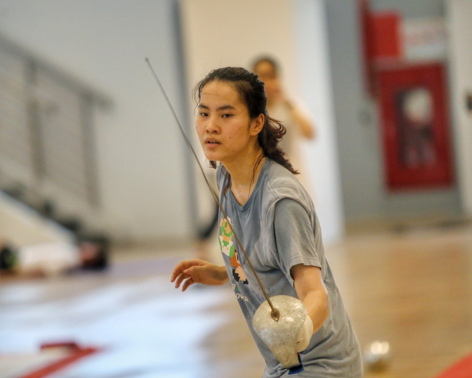 Theo lịch, các nội dung thi đấu của bộ môn Đấu kiếm sẽ diễn ra tại Cung điền kinh Hà Nội từ 13-18/5. (Ảnh: Tuấn Đức/TTXVN)