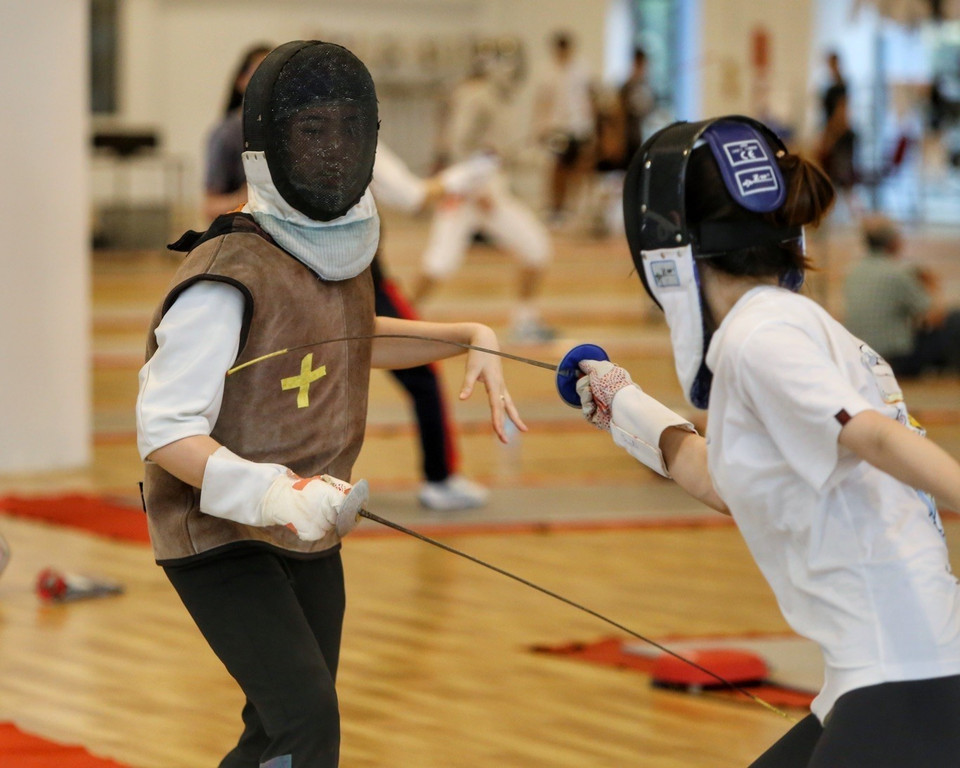 Tại SEA Games 31, đội tuyển Đấu kiếm Việt Nam gồm 24 vận động viên sẽ tham gia thi đấu ở 12 nội dung. (Ảnh: Tuấn Đức/TTXVN)